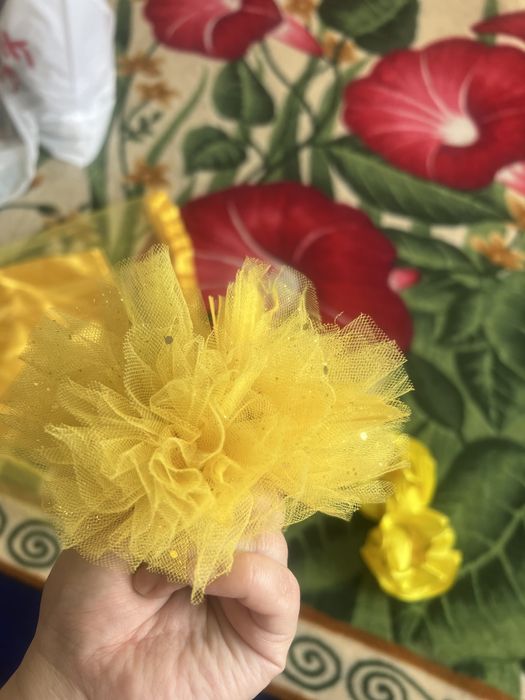 Юбка с бантиком (желтый)