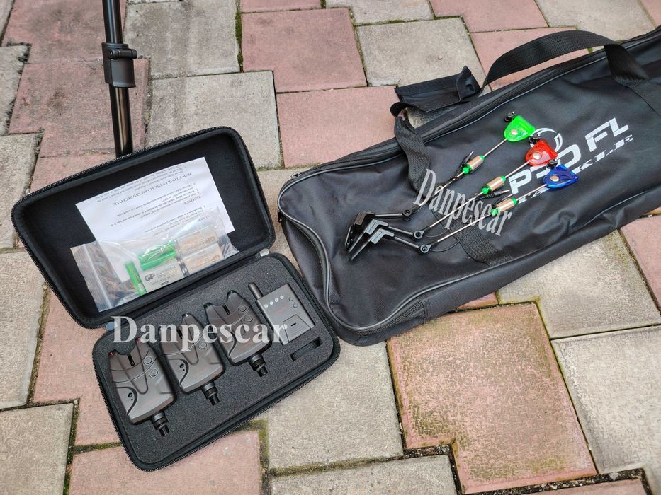 Rod pod (Duo Pod) PRO FL157 full echipat cu 3 avertizori cu STATIE si 3 swingere