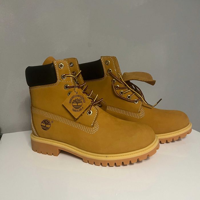 Ghete Timberland Mustar/Maro, Marime 44