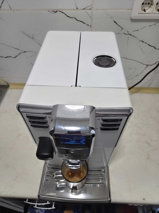Espressor Automat Philips EP5961 Aparat Cafea Boabe Saeco Incanto Alb
