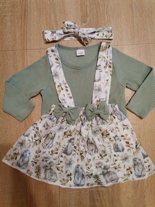 Детски рокли с лента за коса