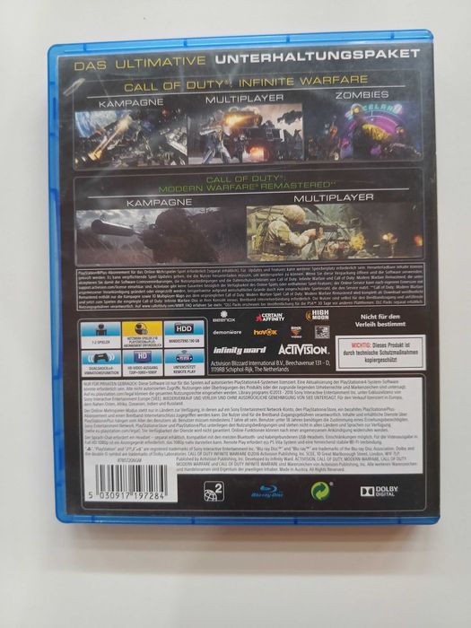 Игра за плейстейшън 4 CALL OF DUTY.