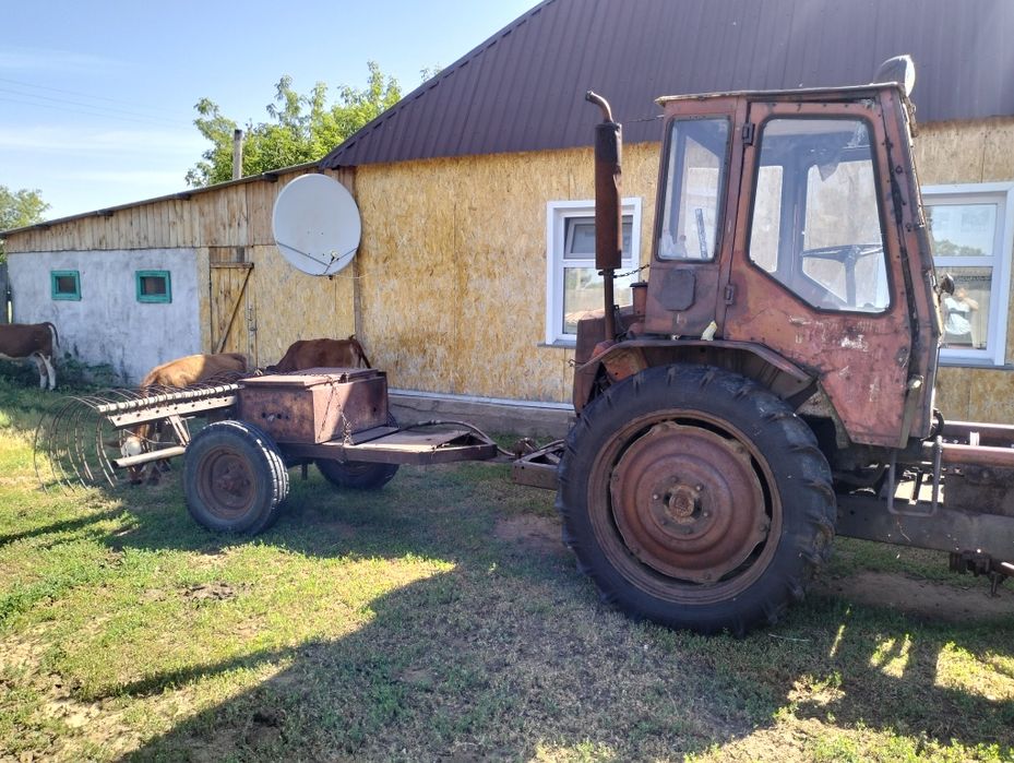 Трактор т16 косилка грабли валакуша