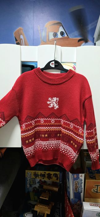 Детски коледен пуловер - ЦСКА