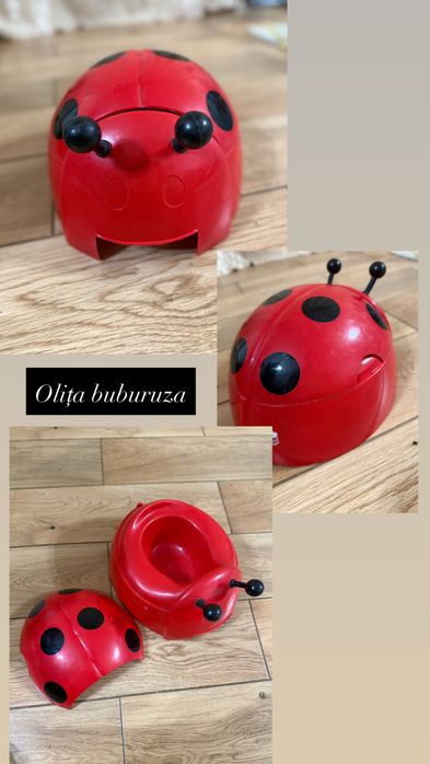 Olita cu capac, model buburuza