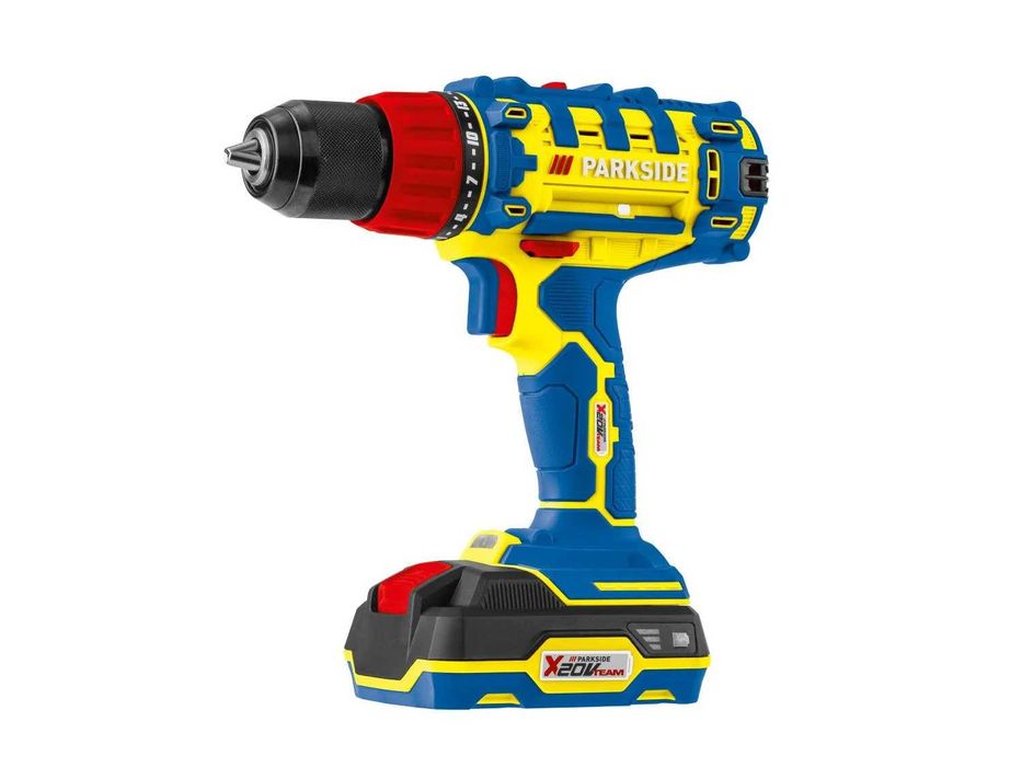 PARKSIDE винтоверт PABS 20-Li G8 20V, комплект с батерия 20V, 2Ah и зарядно в картонена кутия