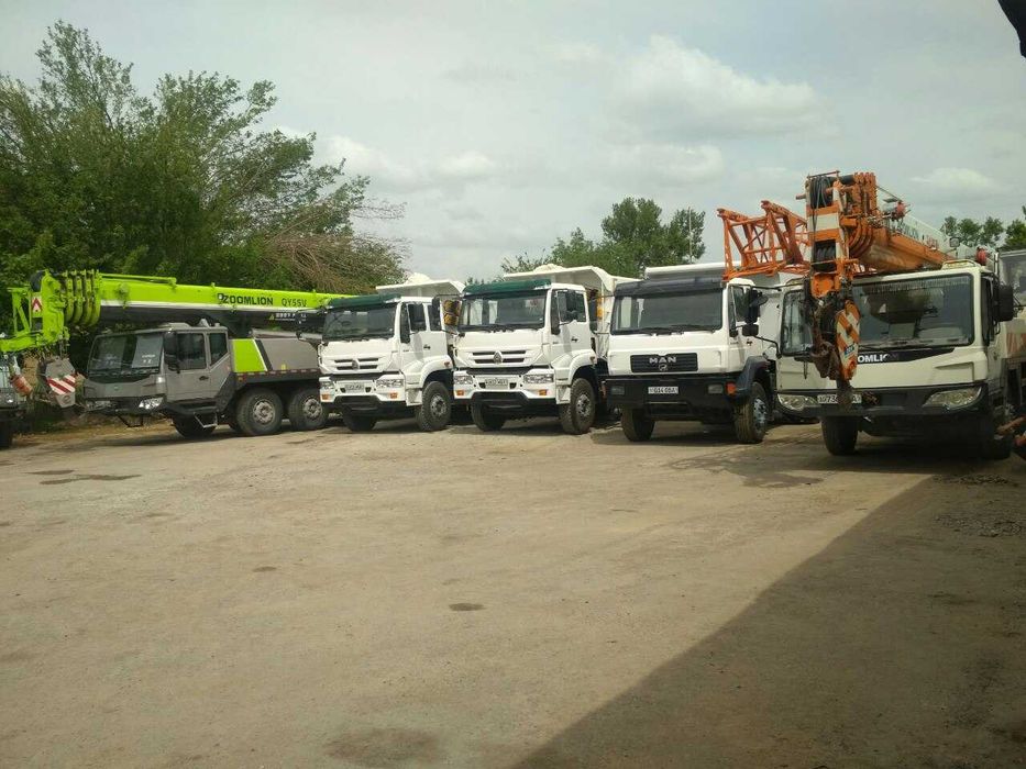 Услуги спецтехники Экскаватор 140, Самосвал 18м3 Автокран 30-55 тн