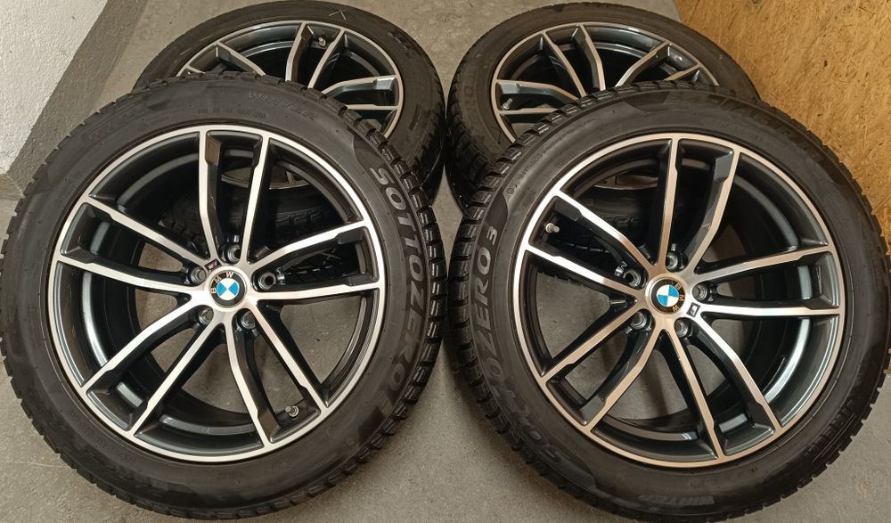 Оригинални джанти с гуми зимни 18 цола за Bmw G30 G31 дот 2021г