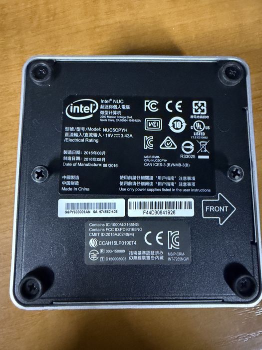 Mini PC Intel NUC5CPYH