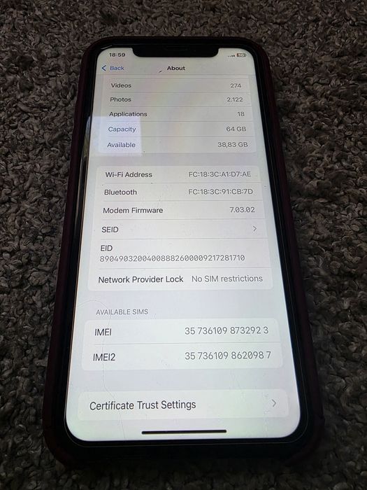 iPhone xR 64 GB impecabil