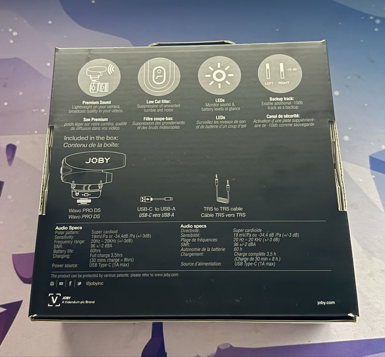 Microfon Shotgun Joby Wavo PRO DS