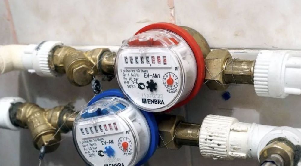 Установка тепло счетчиков.