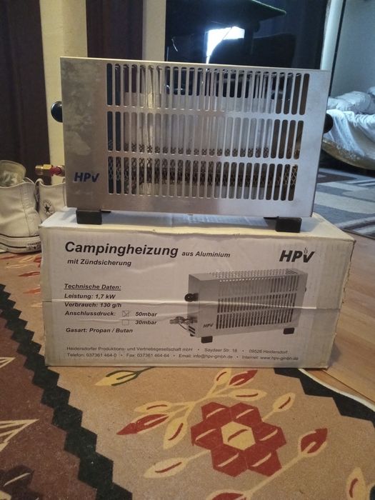 Radiator pe GPL pentru rulota, cort