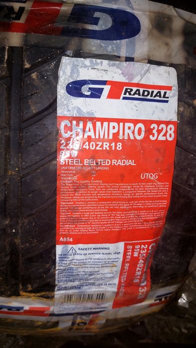 Новые шины 235/40 R18