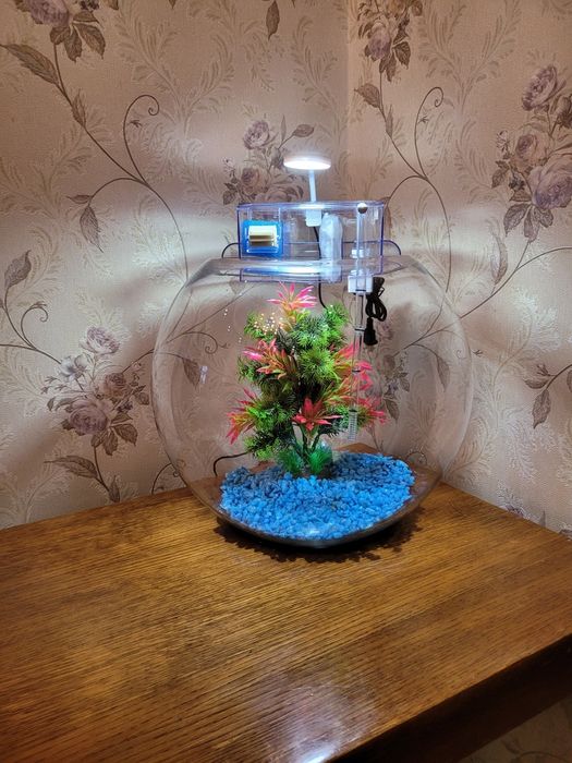 Круглый аквариум на 30л