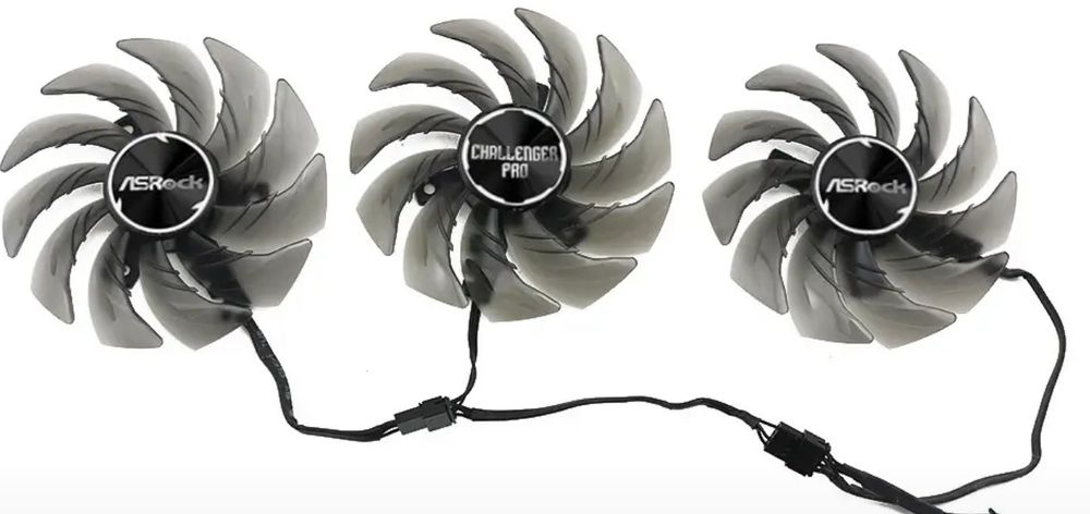 Вентиляторы для видеокарты Asrock RX 6700XT/6600ХТ challenger pro