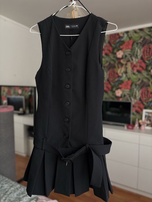 Чeрна рокля / сукман Zara S