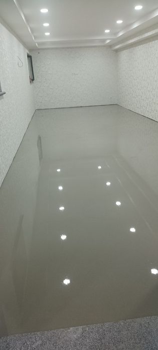 Наливной пол установка