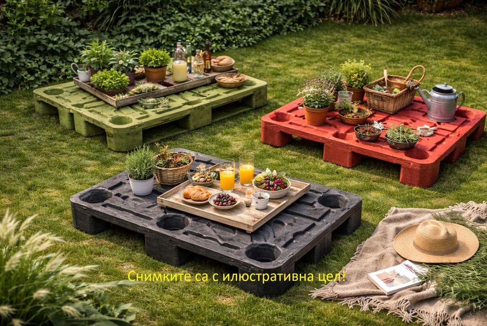 Еко палети от слънчогледова шлюпка