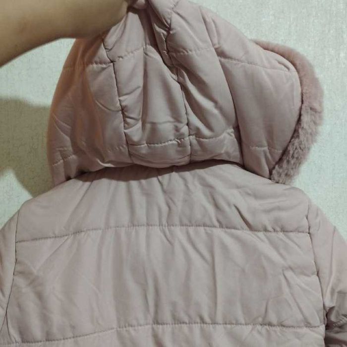 Куртка Зимняя с милым котенком для девочки