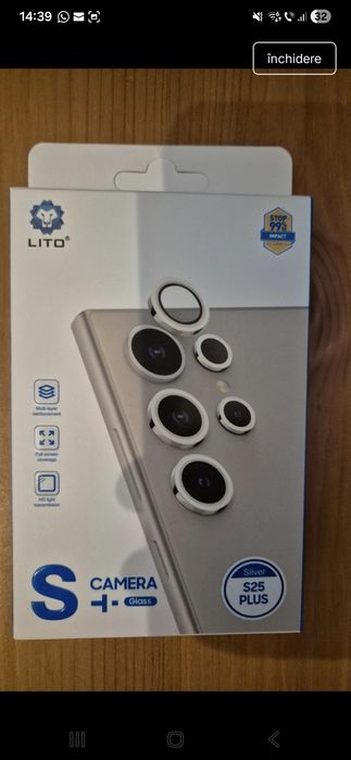 Protectie camera Samsung S25plus