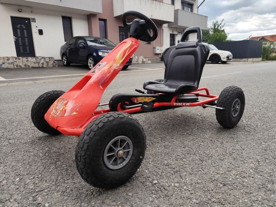 Kart cu pedale copii Ferbedo X-Racer, fabricat în Germania