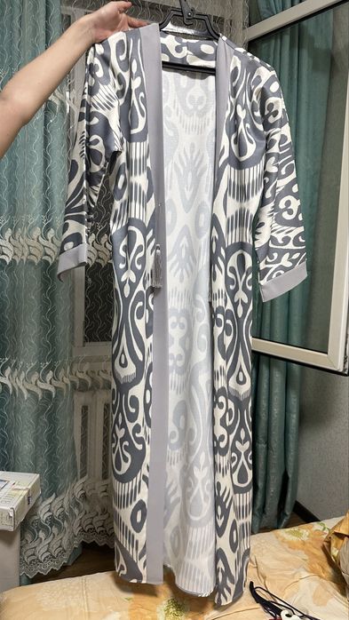 Халат абая с адрас узором