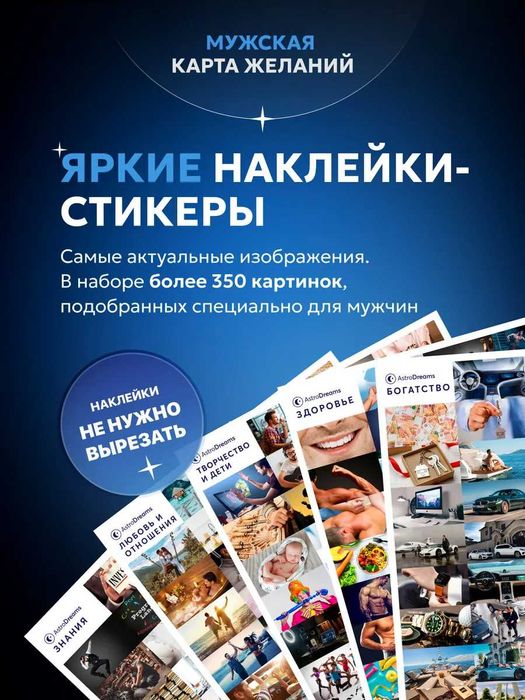 Карта желаний мужская 2025/2026г. (Доска визуализации)