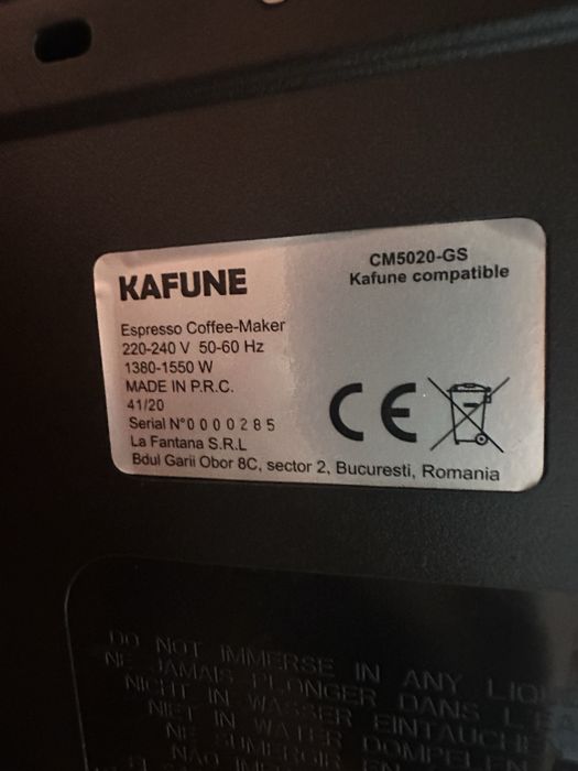 Kafune Expresor cafea cu rasnita