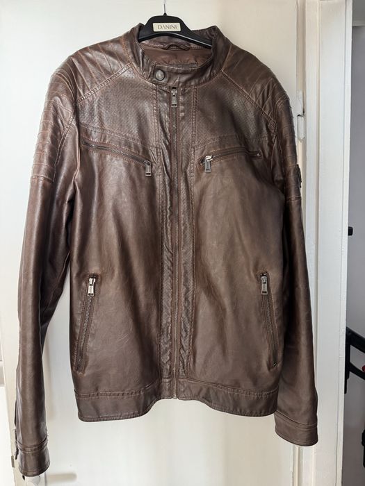 Мъжко кожено яке Guess