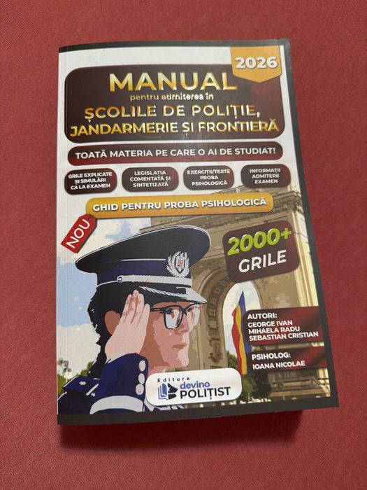 Manual scoli de politie 2026