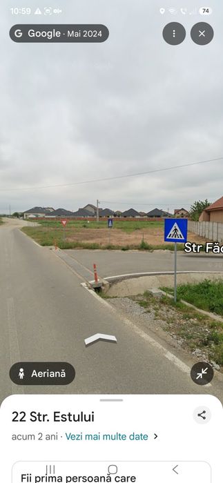 Teren intravilan Santandrei 775mp dublu front stradal