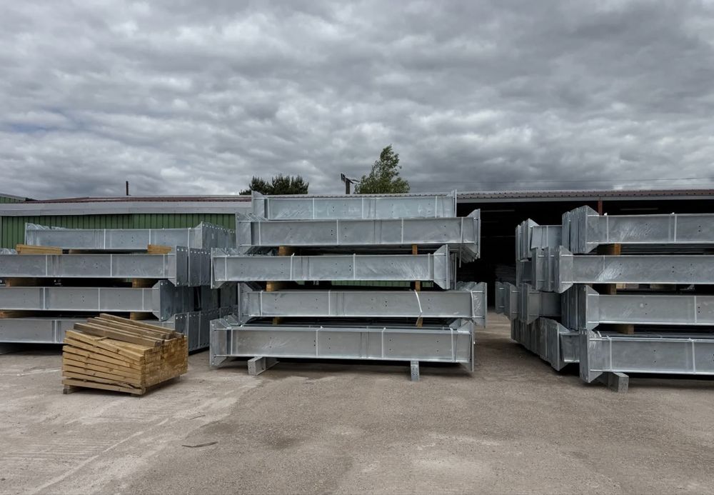 Hala metalica gata de montat zincata la cald structura metalica hale