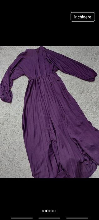 Rochie lungă cu maneci