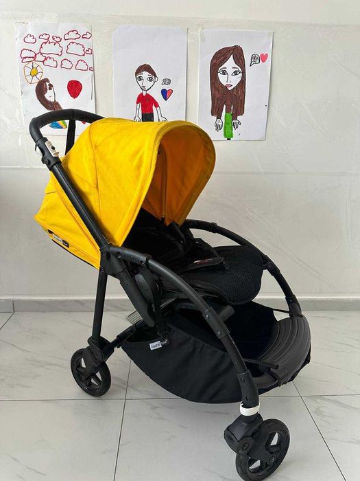 продается коляска Bugaboo bee 6 Complete BLACKBLACK-LEMON YELLOW