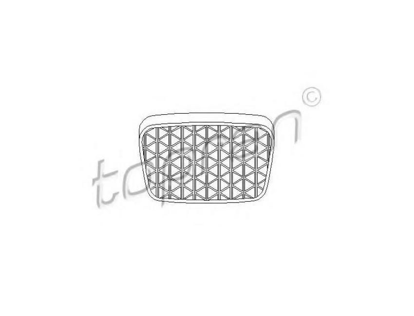 Acoperire pedala frana Opel CORSA C F08, F68 2000-2009 0560194