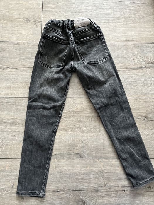 Blugi Zara gri, 128 cm, 8 ani Perfecti, pantaloni negri Marks&Spencer