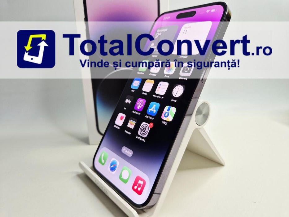 Apple iPhone 14 Pro Max 128GB Deep Purple, Garantie 24 luni | #R88479