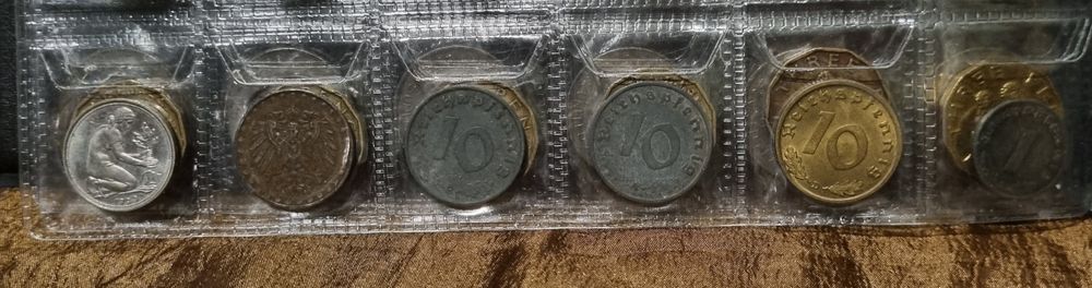 Monede vechi (Egipt, Emiratele Arabe, Belgia, URSS, Germania)