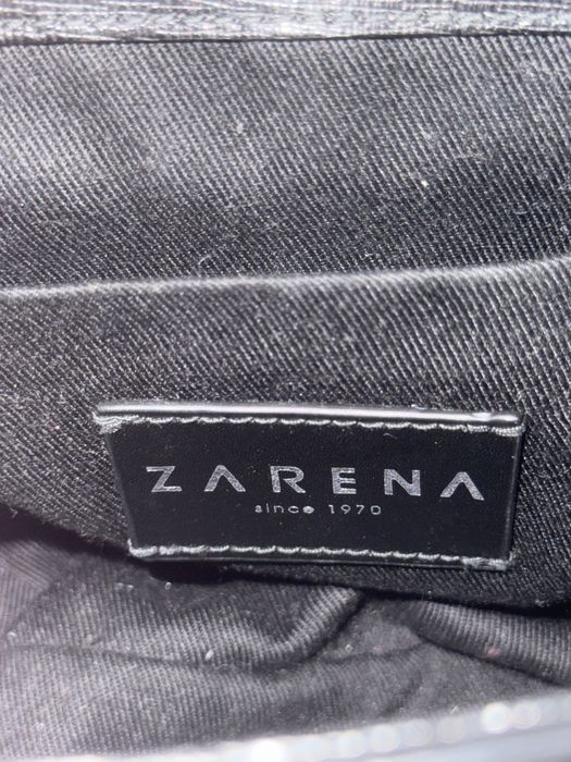 Чанта от естествена кожа на Зарена, черен цвят