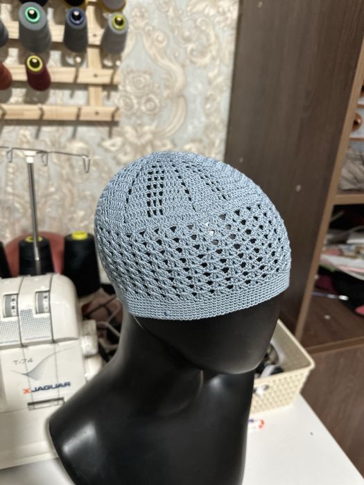 Вязаная тюбетейка/тақия