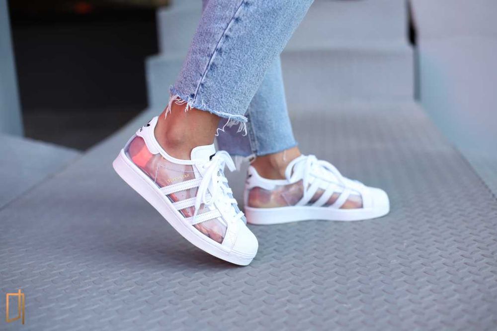 ЧЕРЕН ПЕТЪК Оригинални Унисекс кецове *ADIDAS SUPERSTAR* EU37.5 ,38
