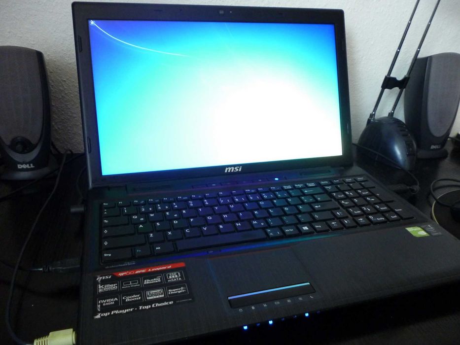 Laptop gaming MSI GP60 Leopard, 16 GB ram, Intel i5, SSD, win 10 pro