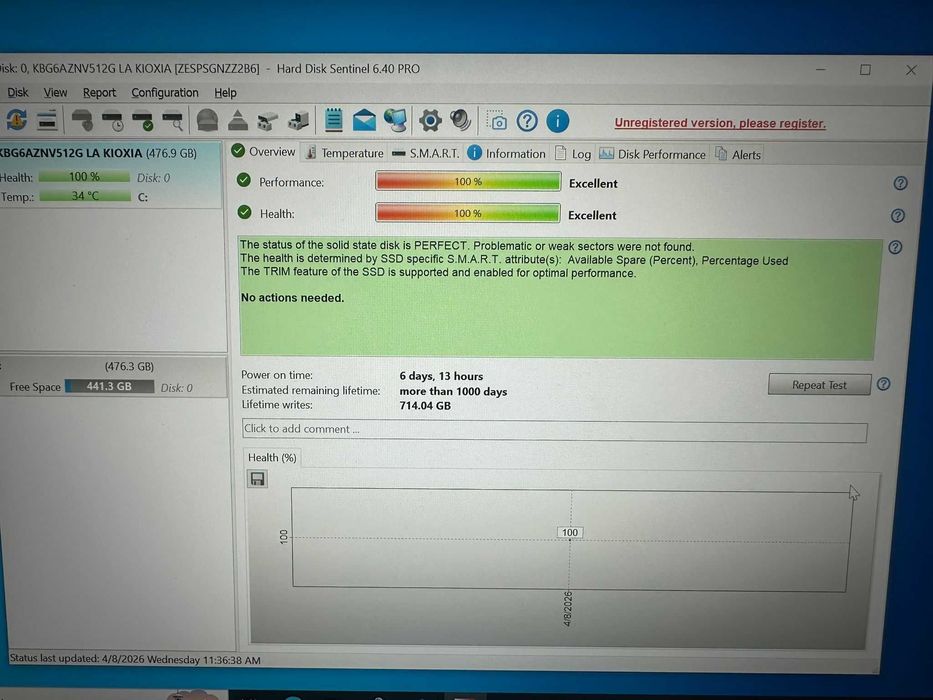 Laptop Lenovo ThinkPad Gen 5 L14 AMD Ryzen 5 PRO 7535U 512Gb ProMax Amanet
