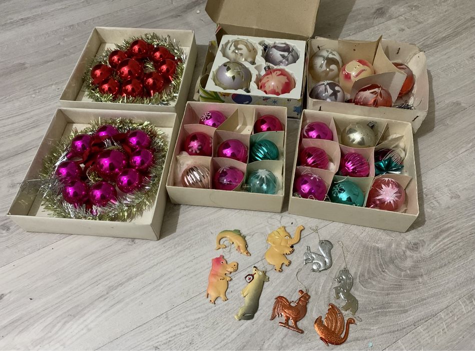 Елочные игрушки СССР