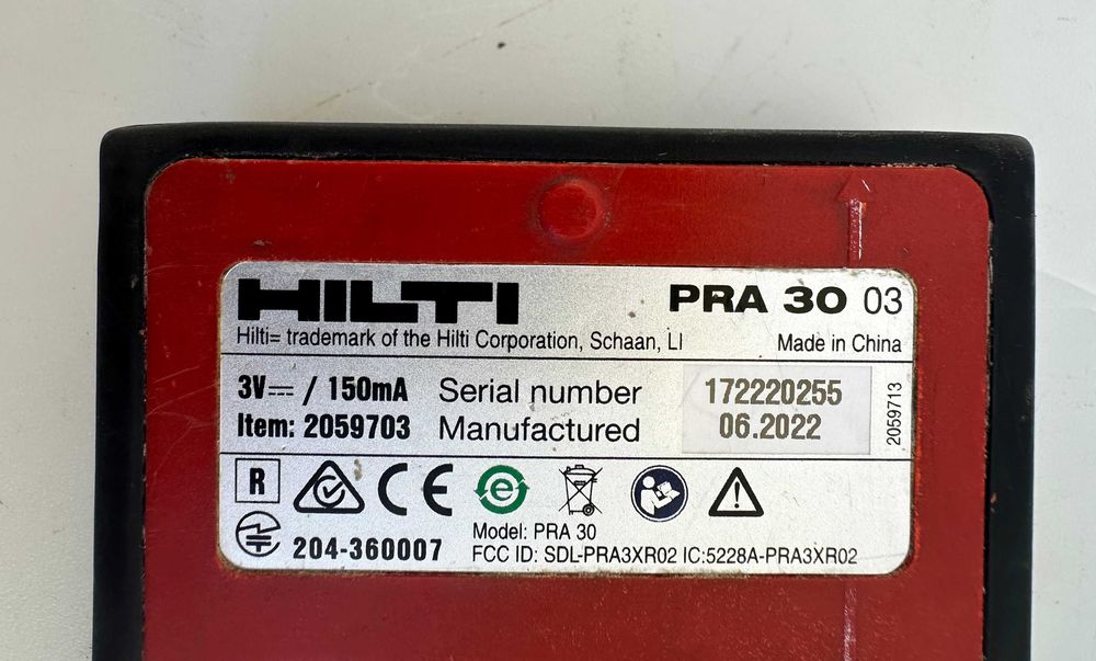 ТОП ОФЕРТА! Hilti PR 30-HVS A12 - Ротационен лазер за открито 2022г.