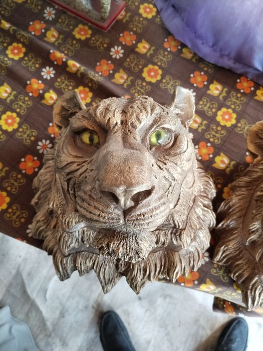 Светильник голова льва диаметр 30