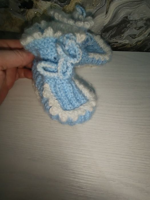 Пинетки вязаные.