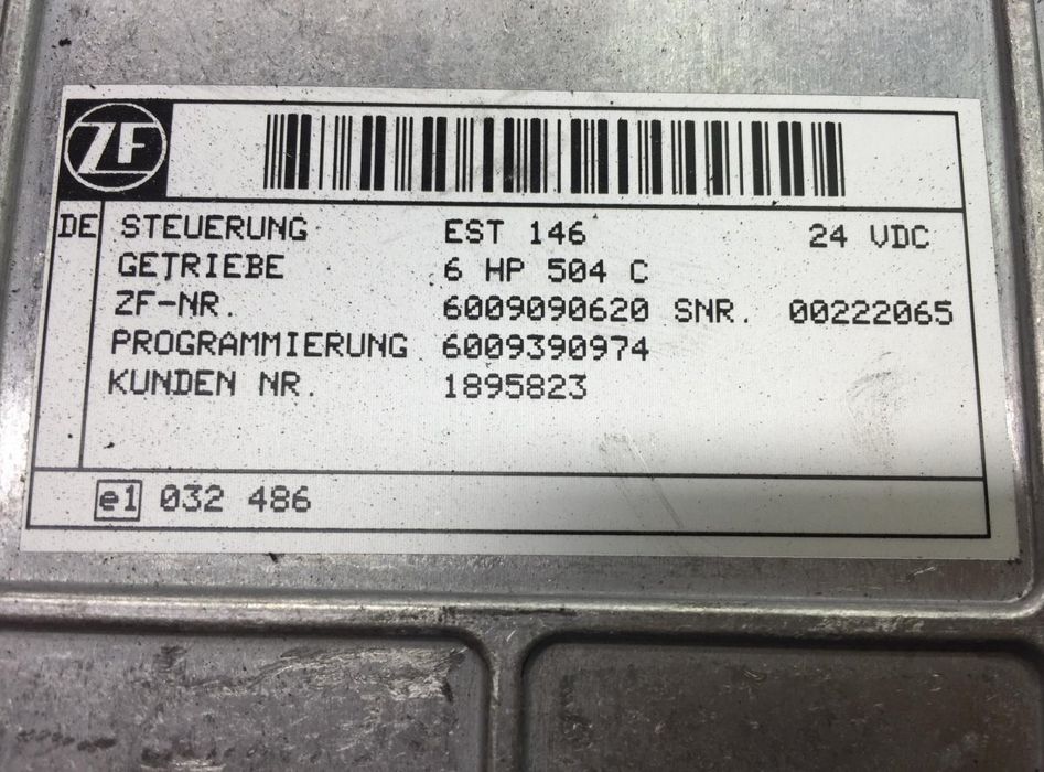 1895823 Unitatea de control a cutiei de viteze BOSCH K-Series (2016-) SCANIA