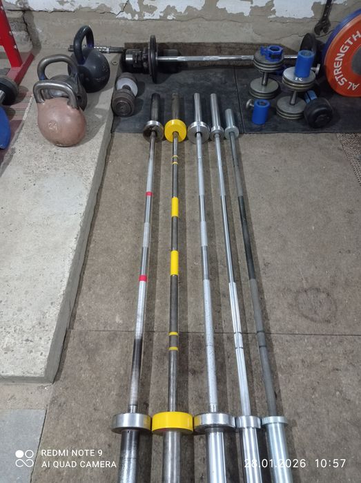 Грифы штанги олимпийские.